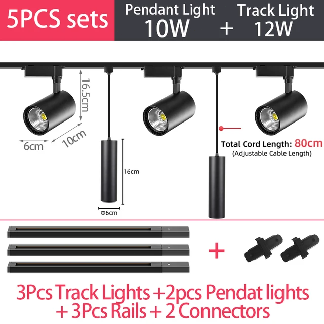 110V 220V LED Track Anhänger Licht Decke Esstisch Lange Rohr Hängen Lampe Für Wohnzimmer Küche Kronleuchter hause Decvor: Kaltweiß / Transparent