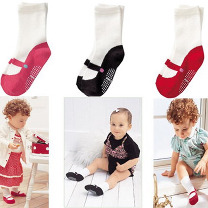 Infant Baby Socks for 0-2Year Girl Cotton Mesh Anti-slip Glue Ballet Shoes Floor Socks Newborn Toddler Socks Clothes Accessories