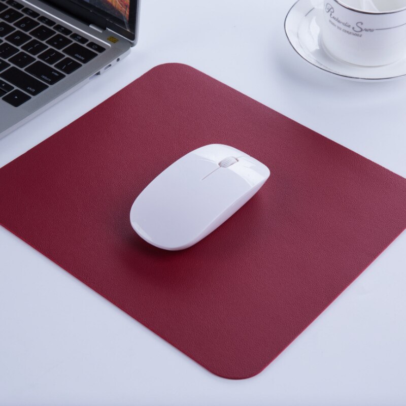 PU Leather Mouse Pad Laptop Computer Desk Mat Home Office Waterproof Anti-slip Modern Keyboard Mice Pad Writing Mat