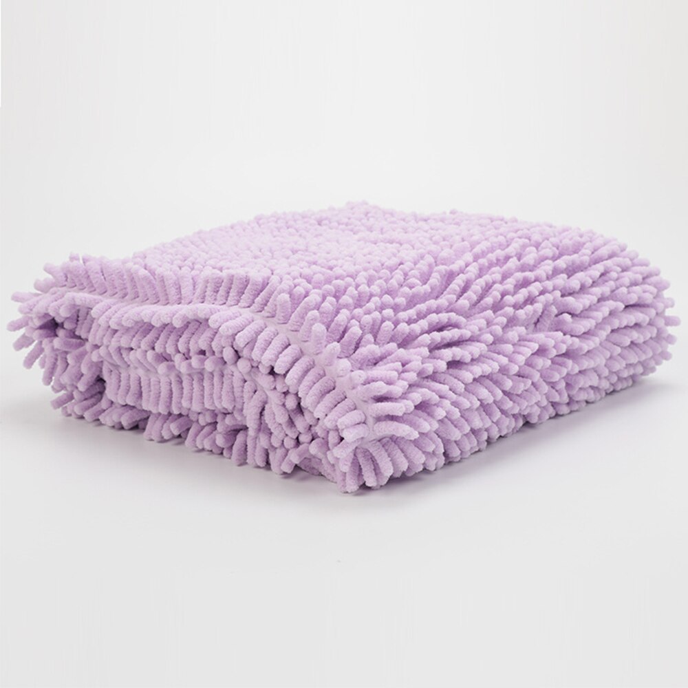 Super Absorbent Dog Towel - Quick Dry Pet Cat Bath Towel - Soft Microfiber: Purple / M
