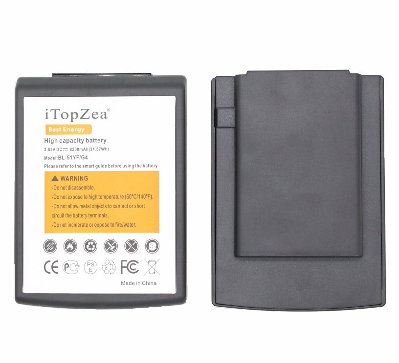 Itopzea 1X8200Mah G4 BL-51YF Extended Batterij Met Tpu Case Voor Lg G4 H818 VS999 VS986 US991 F500 f500S F500K F500L H810 H815