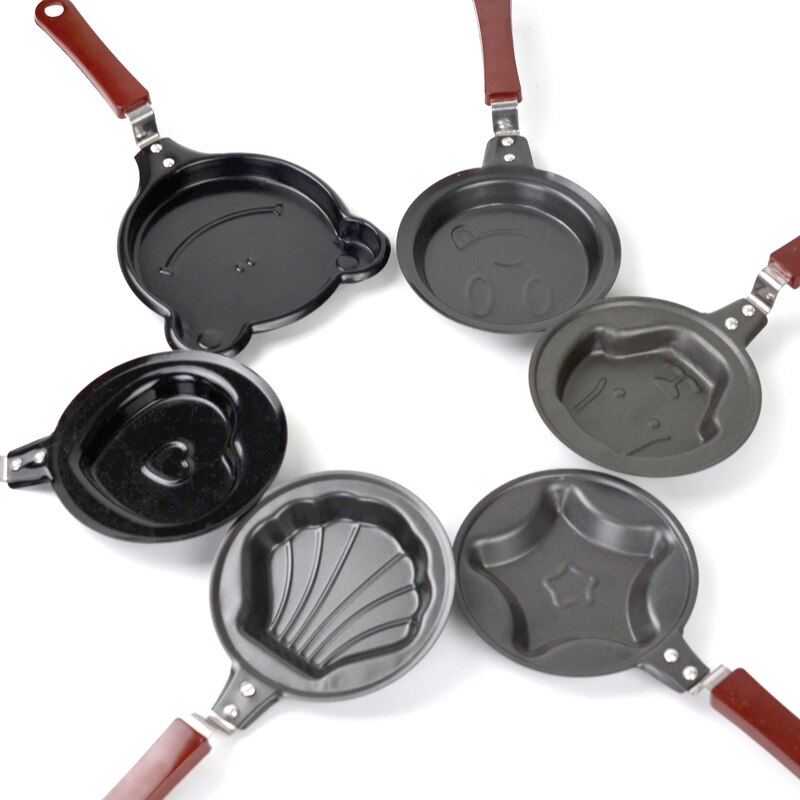 Egg Tools Nonstick Cute Shaped Egg Mold Pans Mini Breakfast Egg Baking Pans Kitchen Accessories Cooking Tool