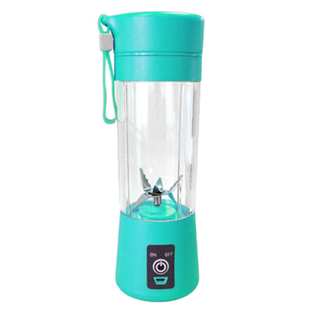 Verkoop! Aankomst 400Ml Draagbare Blender Usb Oplaadbare Fruit Groente Sap Cup Fles Mixer: Blauw