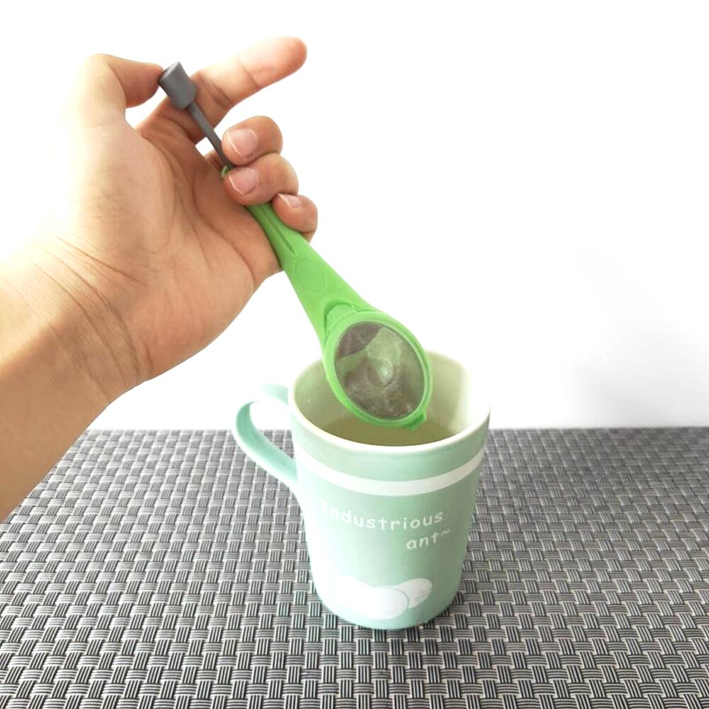 Strainer Filter Tea Infuser Tea Leaf Infuser 18x4x2cm Diffuser Squeeze