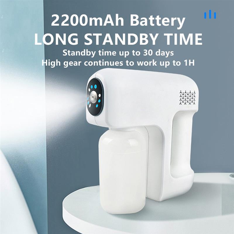 Atomizer USB Rechargeable Mist Sprayer 380ml Adjustable Atomizer Automatic Handheld Mist Spraying Machine