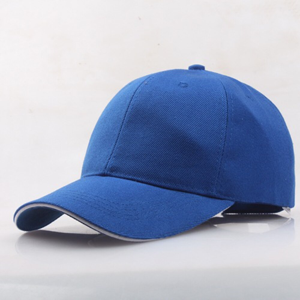 Gorras de béisbol de algodón para hombre y mujer, gorras de béisbol unisex de Color puro, ligeras, deportivas combinables con todo, unisex: Royal blue