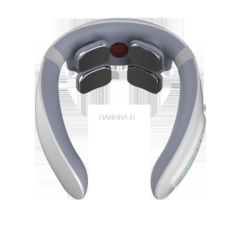 Masajeador de cuello cervical multifuncional, medidor de vibración, con impulsos eléctricos, para amasar los campos cervicales