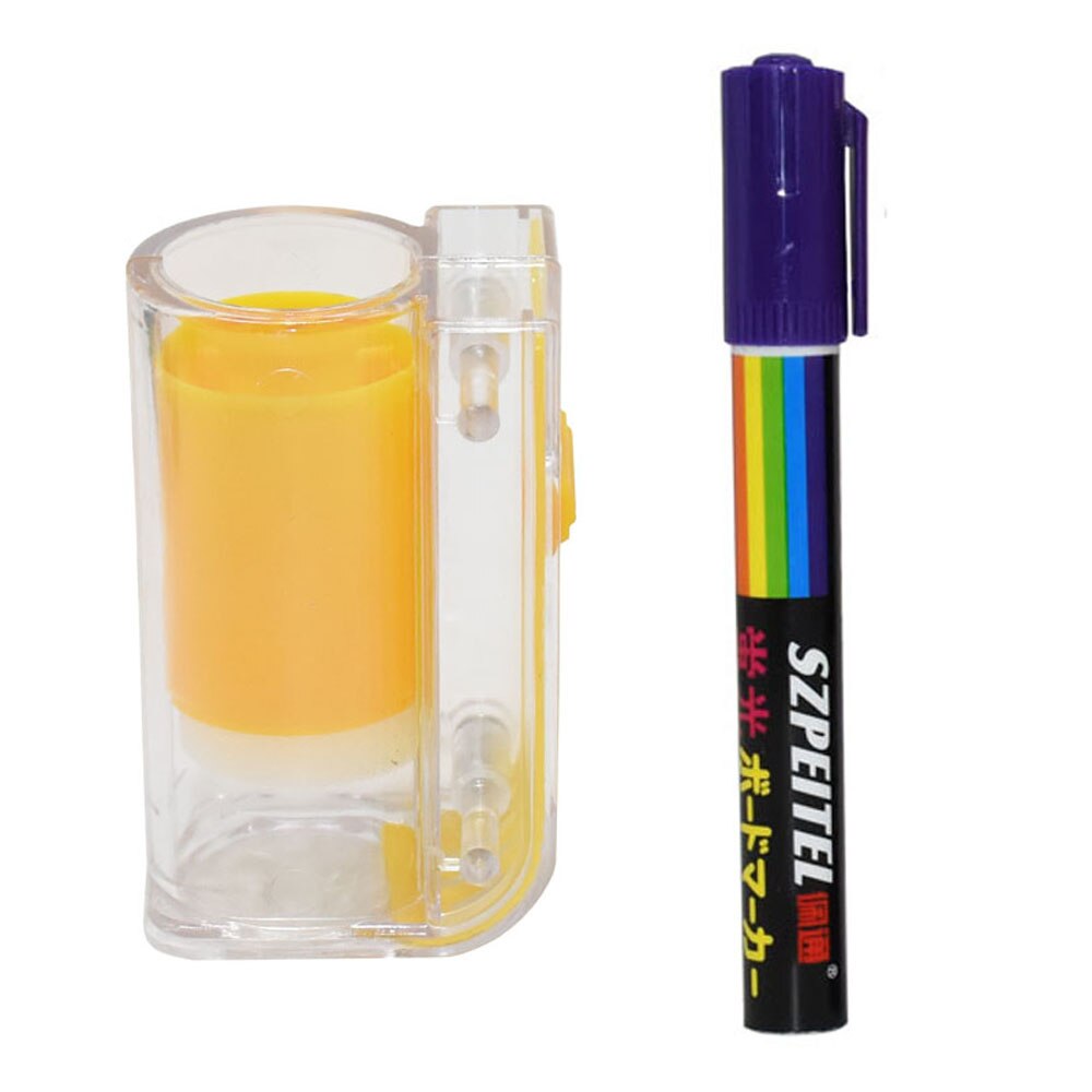 Juego de Herramientas de marcado de abejas, marcador de botella con bolígrafos de marcado, abeja, Rey, Reina, Catcher, 8 colores, equipo de apicultor de apicultura, 1 Juego: Morado