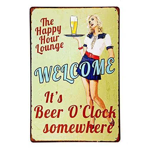 Waarschuwing geen domme mensen voorbij dit punt rustiek metalen blikken bord wanddecoratie kunst 8 x 12 inch  (20 x 30cm): N-pack  of 1