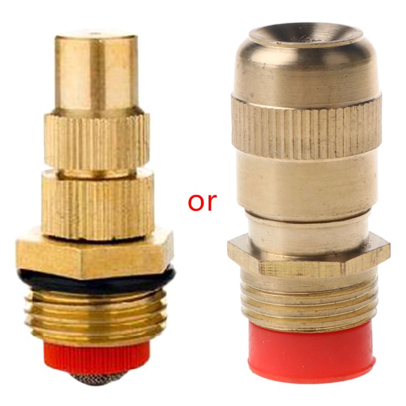 1/2 Inch Adjustable Fine Mist Water Spray Nozzle Lawn Gardening Watering Cooling High Atomization