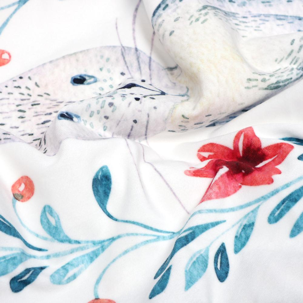 Lyxigt mjuk babyfilt - babyblå  - 39 "  x 47 " /45 "  x61 " - supermjuk och bra för babyshower med högre komfort