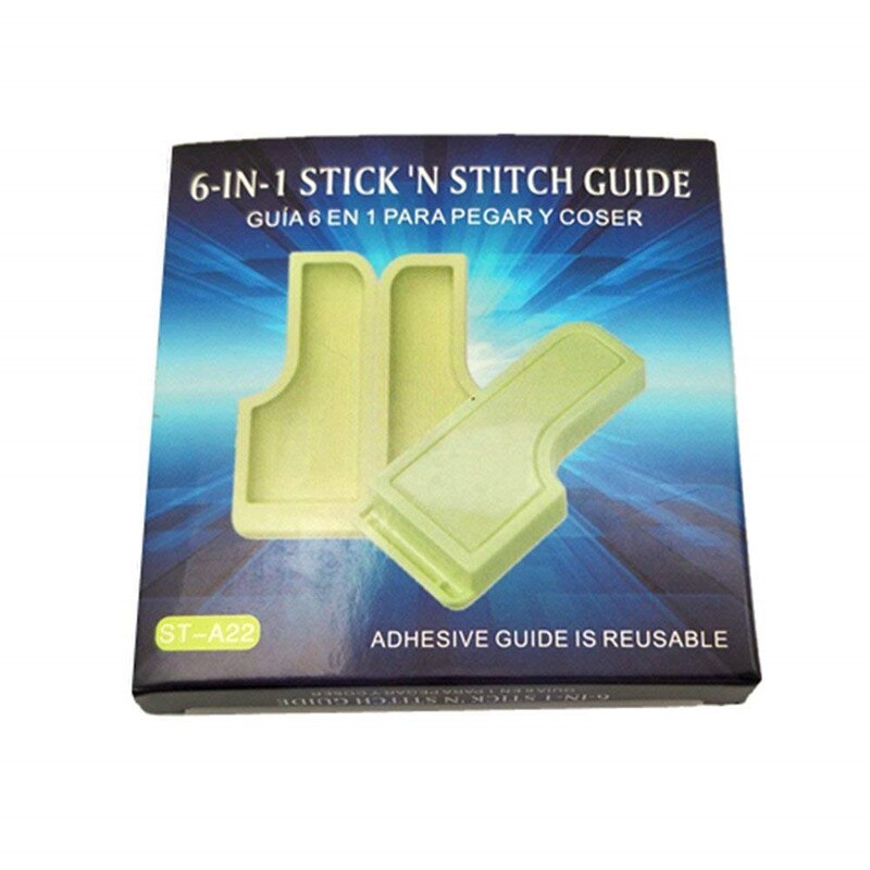 Guía de costura, placa de posicionamiento, guía de enclavamiento multifuncional, plantilla de retención de medida de rejilla, accesorios para máquina de coser 7YJ21