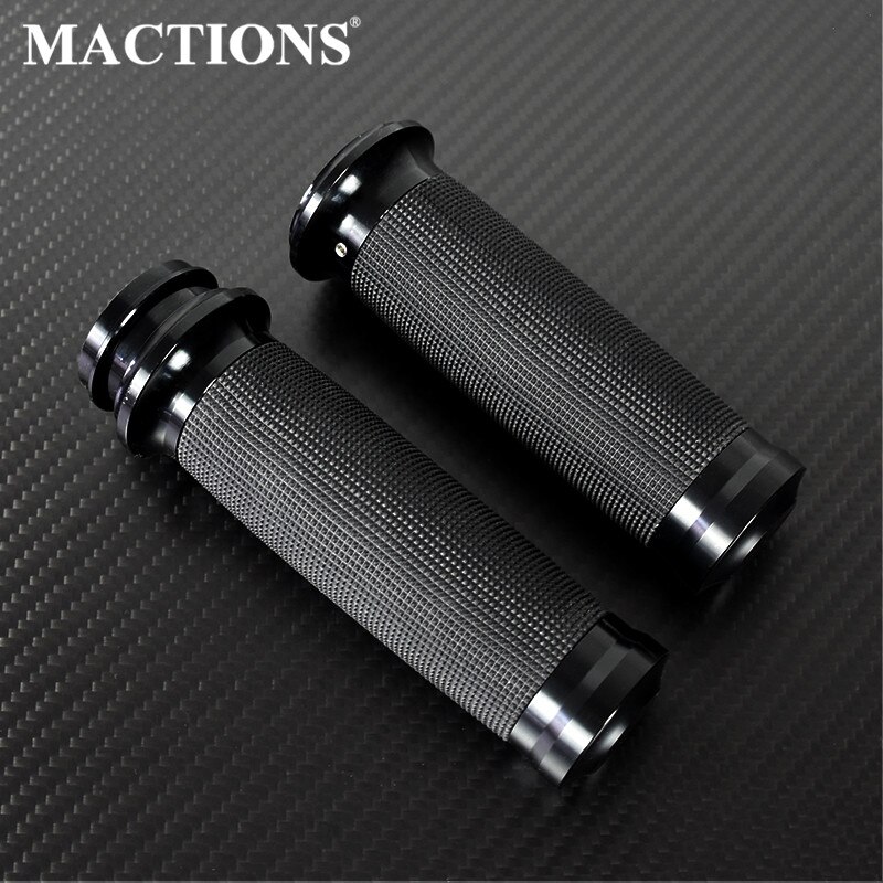Universal 1 Pair 1" Motorcycle Handlebar Handle Bar Hand Grips For Harley Sportster XL XR Touring Street Glide FLHR Softail Dyna - 201355758 - View #3