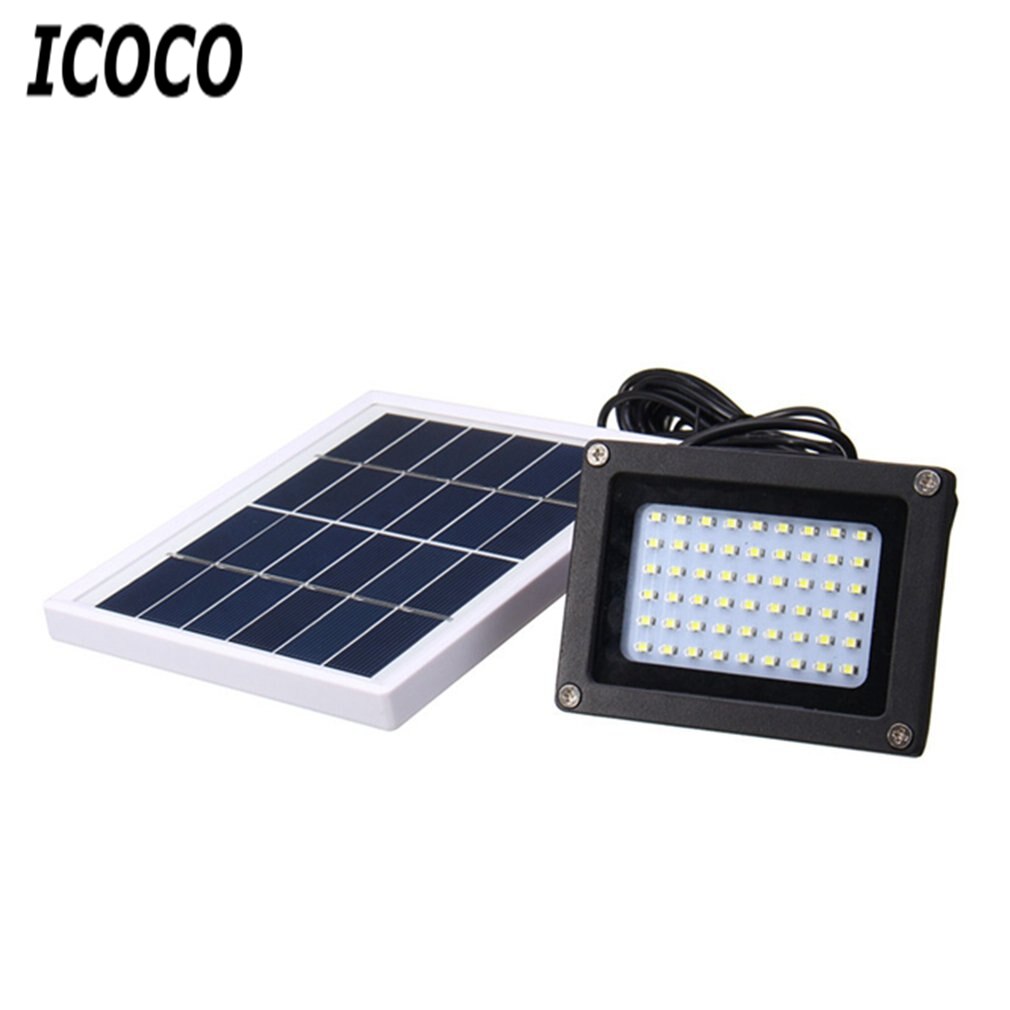 Waterproof IP65 54 LED Solar Light SMD Solar Panel LED Flood Light Floodlight Outdoor Security Garden Lawn Pathway Wall Lamp
