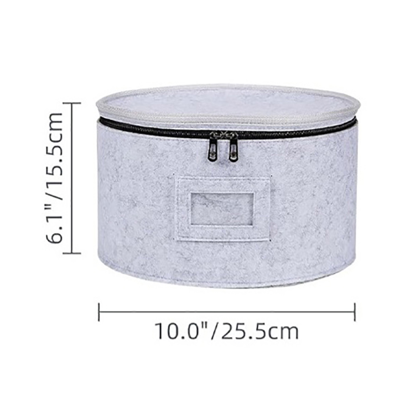 1Pc Vilt Opbergtas Glazen Bekerrek Kookplaat Soep Lepeldoos Afwasstofhouder Reis Keukenaccessoires Plank Organizer: Rood