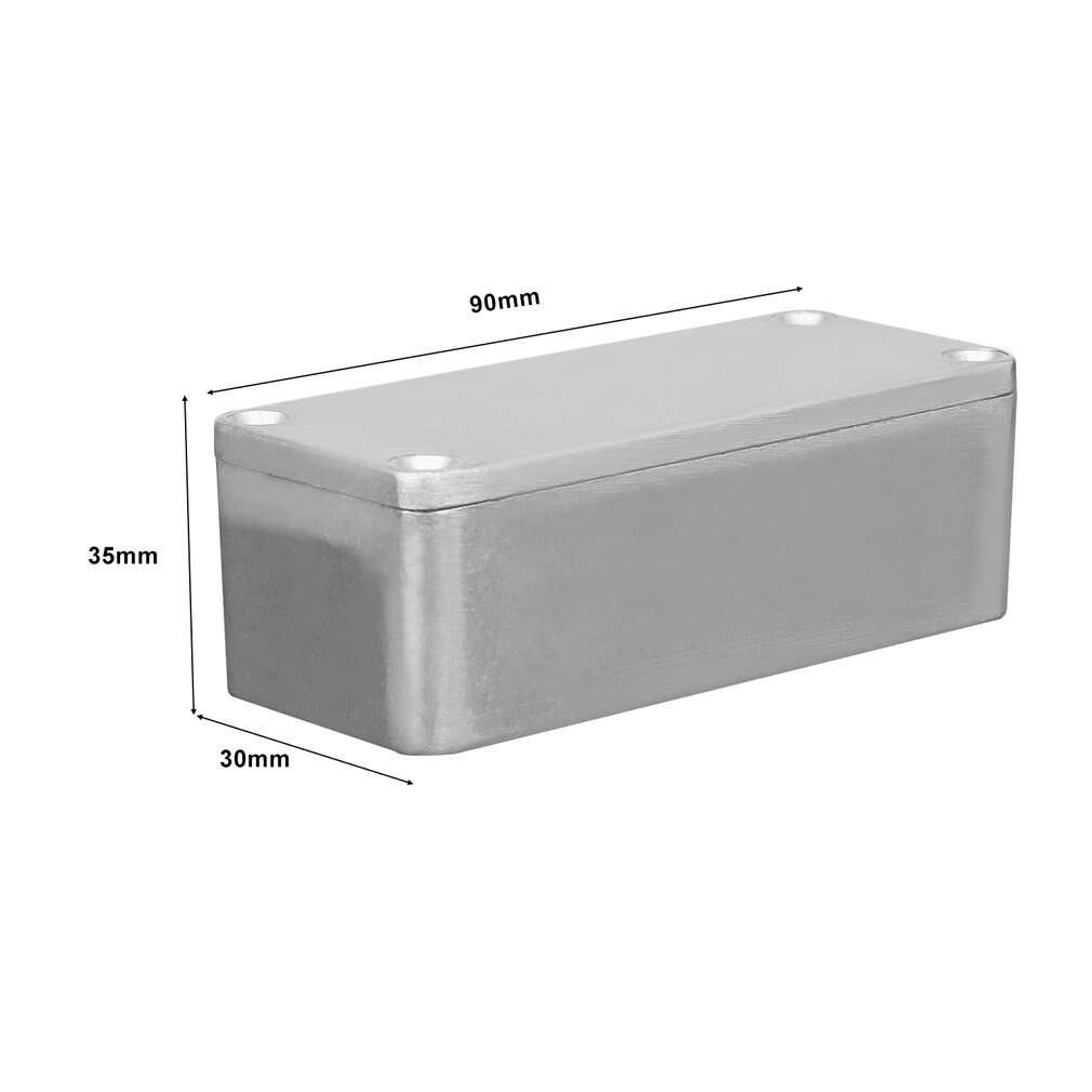 Portable Aluminum Musical Instruments Kit Cable Stomp Box Effects Pedal Enclosure For Guitar Effect Style Cases Holder