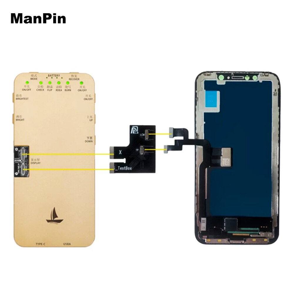 Dl S200 Lcd-scherm Tester Connector Base Voor Iphone 11Pro Max Xs X Xr 8 7 6S Plus Ambient licht Sensor True Tone 3D Touch Reparatie