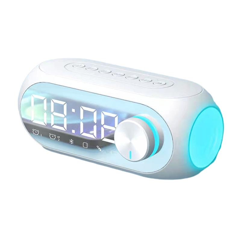 Alarm Clock Speaker Noise-reduction Microphone Home Office Bedroom Boy Girl