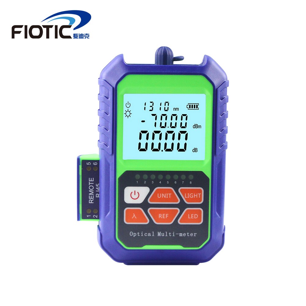 Ftth High Precision Handheld mini Fiber Optical Power Meter -70+3 dBm Fiber Optical Cable Tester
