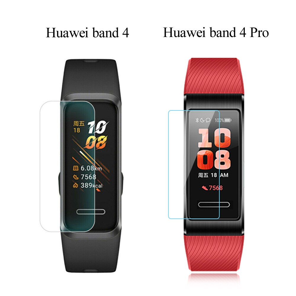 Voor Huawei Band 4 4 Pro Smart Horloge Tpu Scherm Beschermende Film Hydrogel Film Ultra Volledige Cover Soft Hd Clear anti-Kras