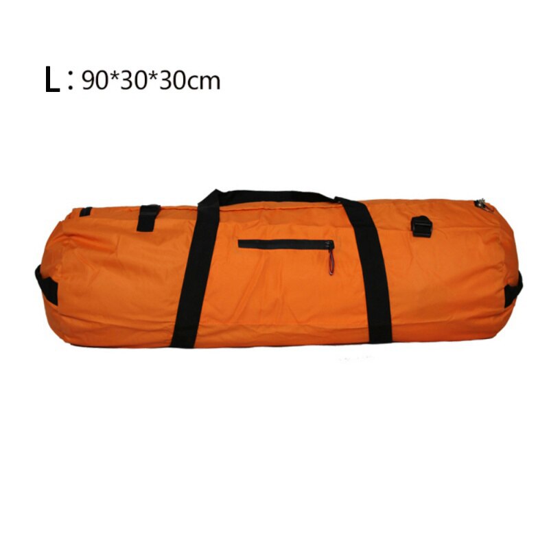 Coleção de tendas de acampamento, bolsa de armazenamento multifuncional para barraca, caminhadas ao ar livre, dobrável, à prova d&#39;água, mala de viagem de armazenamento: Orange L