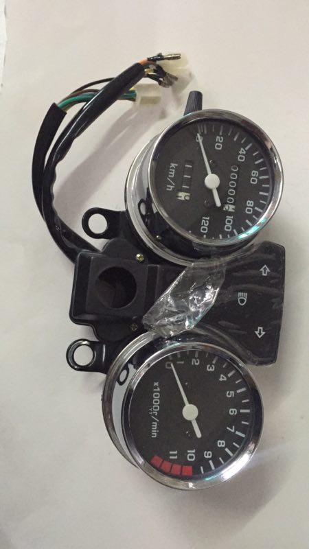 E0174 universel motorcykel speedometer gauge omdrejningstæller kilometertæller til honda  cm125 digitale gear reservedele