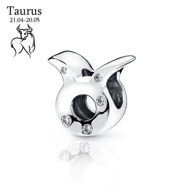 2019 inverno Nuovi 925 Branelli Dell'argento sterlina 12 Costellazioni Dello Zodiaco Pendenti E Ciondoli fit Originale Pandora Braccialetti Donne Gioielli FAI DA TE: pdl736