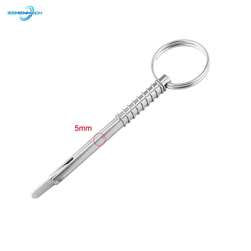 5mm Stainless Steel 316 Quick Release Pin for Boat Bimini Top Deck Hinge Marine Hardware Boat Accessories Kayak Shipbuilding