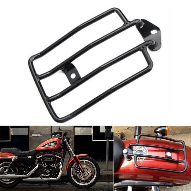 Motorcycle Luggage Rack Backrest Rear Fender for -Davidson Sportster Xl 883 Xl1200 X48