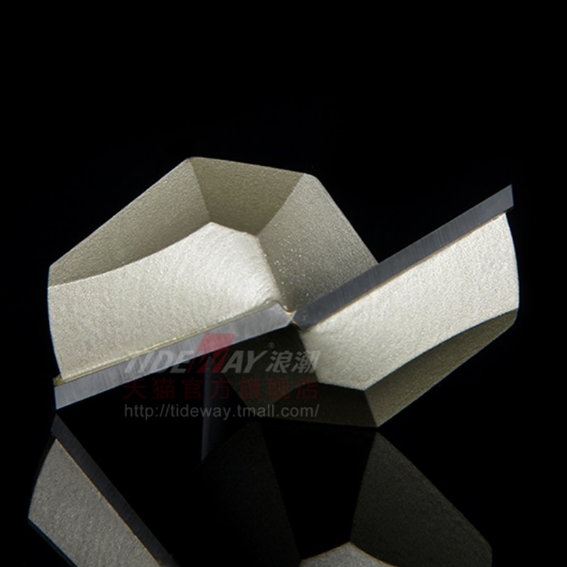 90 Deg 1/4&1/2 SHK V Groove Trimming Knife Tools Carving Tool Router Bit V-Groove Wood Cutter