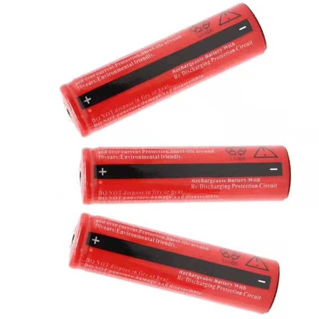 100% Original BRC18650.batería de litio. 3,7 V. Voltios.6800mah. Recargable. Li-Ion para elbanco.de.potencia.linterna.