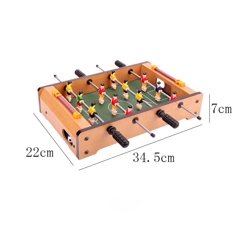 Wooden Table Soccer Table Mini 6-pole Table Soccer Machine Double Game Table Football outdoor games: Small 4