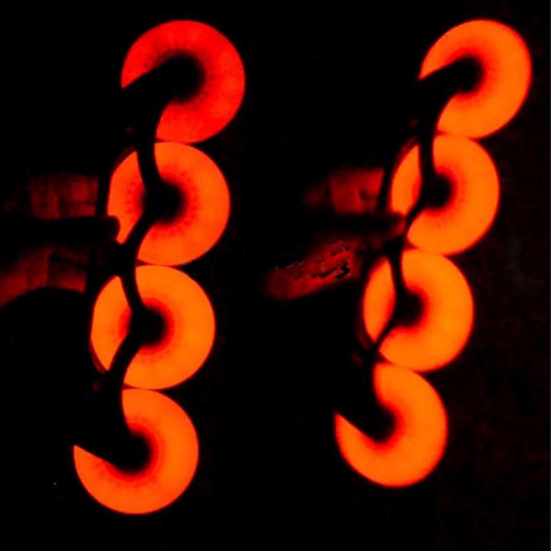 Skateboard Accessories Flashing ice skating Roller Skate Wheels LED Flash Light 80mm Inline Sliding Flash Roller Roller blade