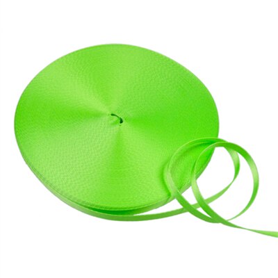 1.5cm brede nylon banden van 50 meter voor trekkoorden voor huisdieren, schoenen, handtassen en doe-het-zelfaccessoires: 17 lichtgroen
