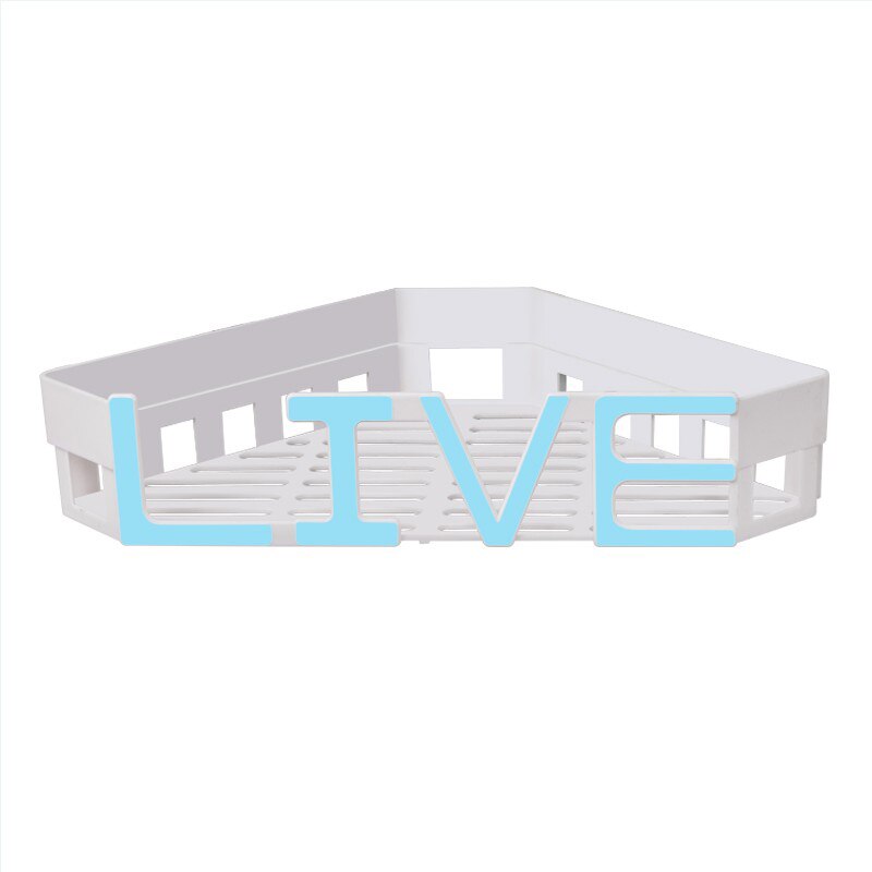 1 stk baderomshylle bad servant toalett toalett suger oppbevaringshylle vegghengende sugevegg type: Lever blått