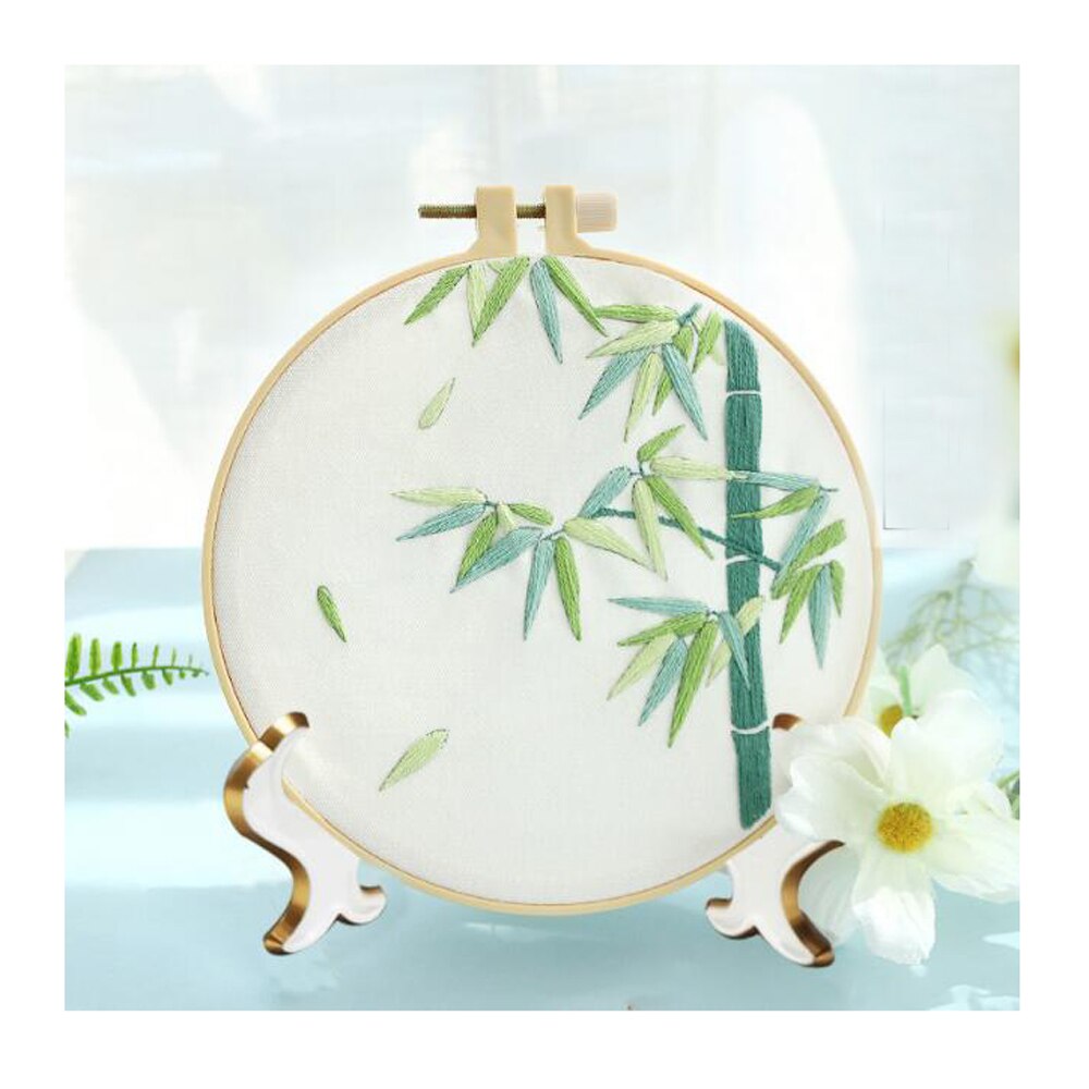 DIY Embroidery Flower Painting Interesting Handicrafts DIY Material Kits Beginner Embroidery Embroidery Kit Stitch Kit: 417