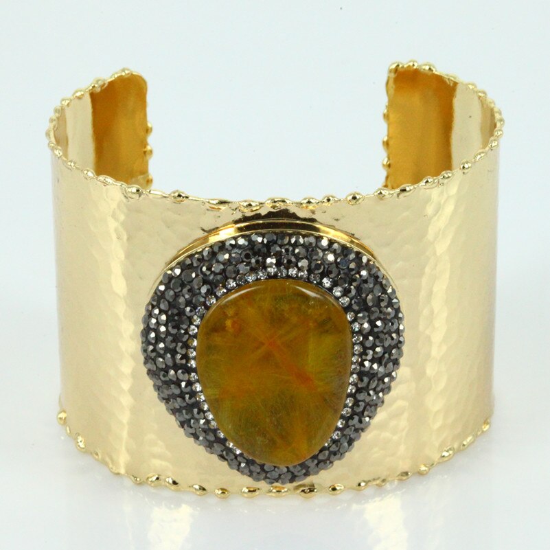 Mode Slangenhuid Bangle Charm Vrouwen Manchet Armband met Strass Trinket Steen Geopend Armband voor Sieraden: model 2