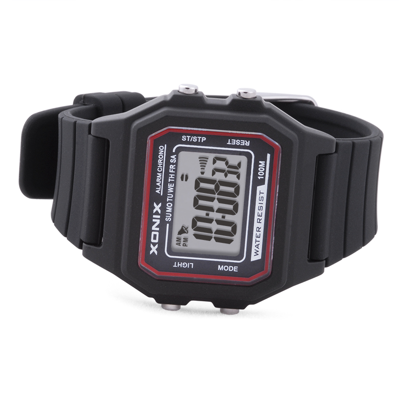 XONIX Top Sports Watches Waterproof 100m Men Women Outdoor Fun Multifunction Digital Watch Swimming Diving Wristwatch