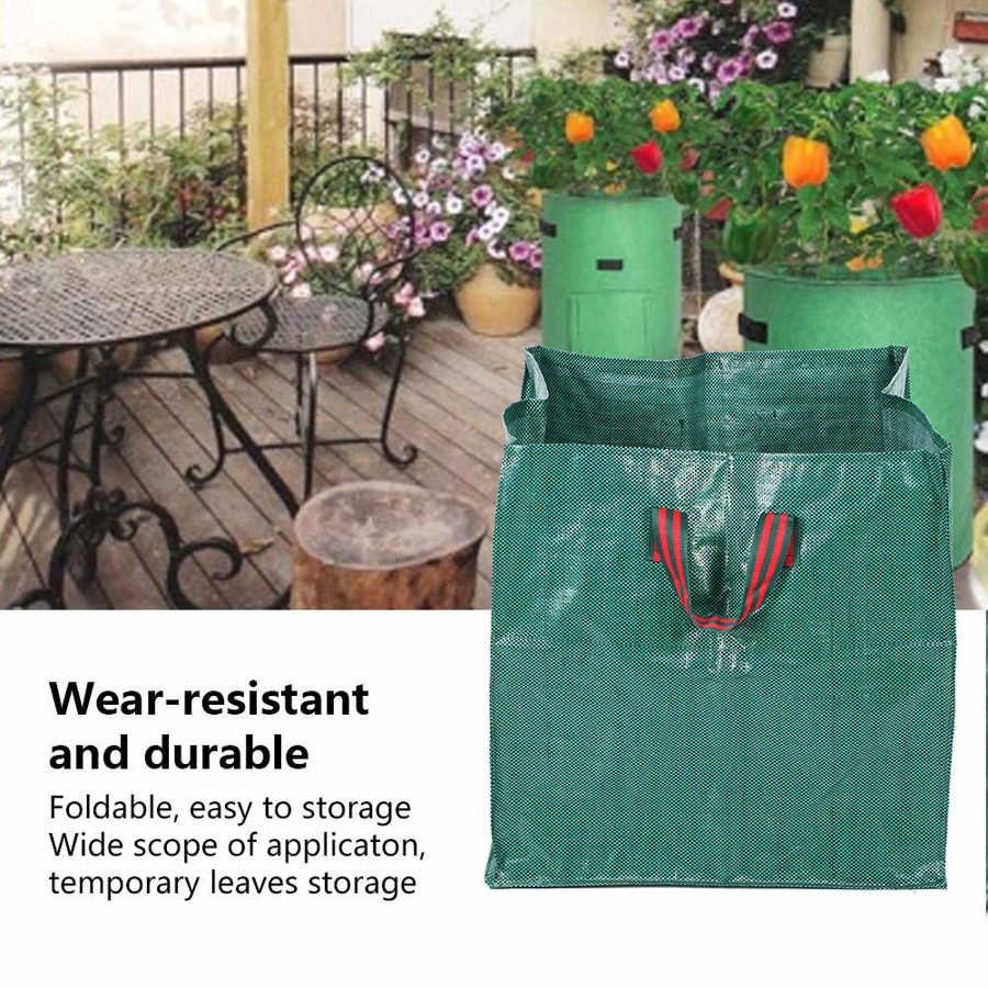 50x50x50cm Multifunction Garden Leaves Bag Organic Compost Planting Bag Kitchen Waste Bags 45x80cm Compost Bags