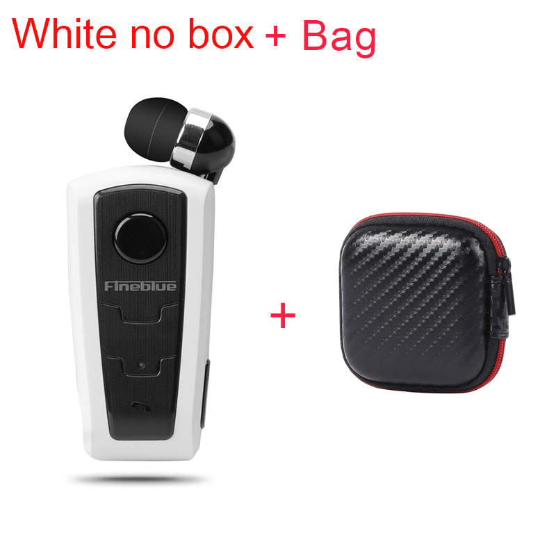 Fineblue  f910 trådlösa hörlurar för företag, hörlurar, samtal, påminner om sport, löpning, hörlurar med klipp, bluetooth  v5.1 -headset: Grå