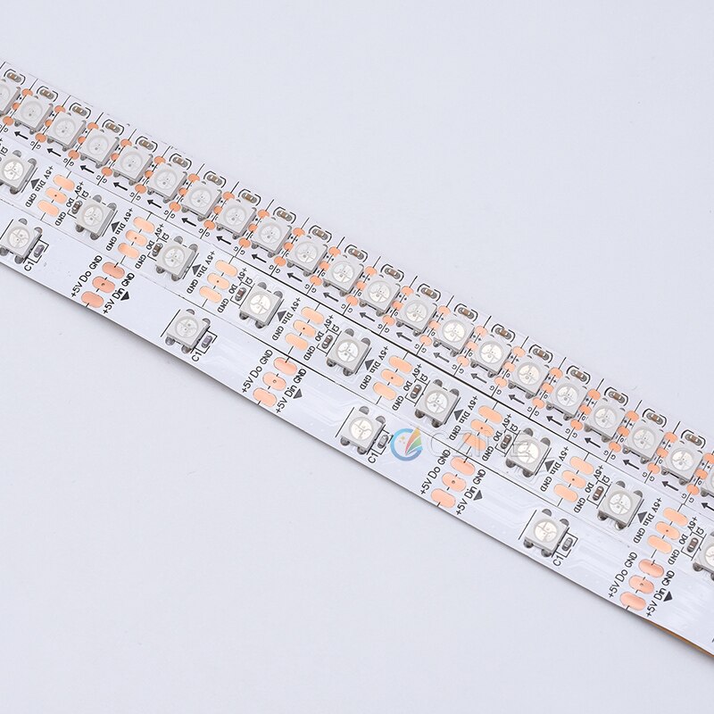 1M/bag Czinelight Individually Addressable RGB LED Strip Light 5050 SMD WS2812B LED Stripe DC 5V Diode Flexible Led Tape: 60led meter