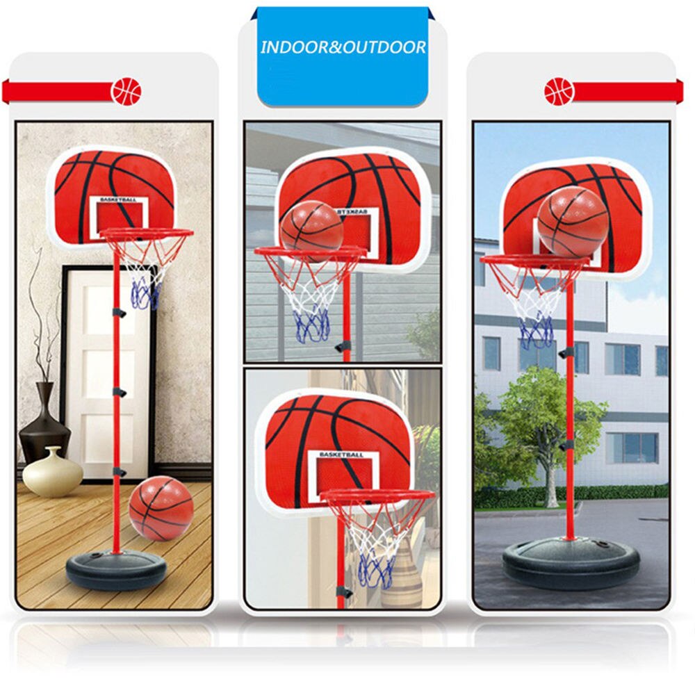Children Mini 1.5m Adjustable Liftable basketball stand Basketball Indoor Outdoor Play Net Sport