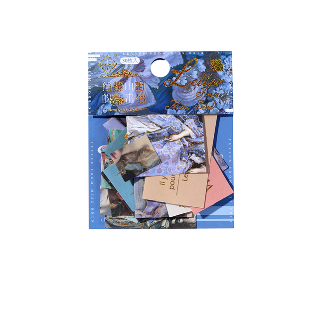 Mr.Paper 12 Designs Art Photo Series Sticker DIY Original Album Diary Decoration Collage Material Sticker: E