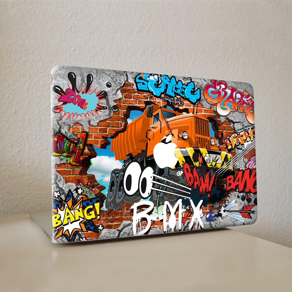 Graffiti rock store øjne! laptop mærkat klistermærke skin til macbook air pro retina 11 " 13 " 15 " vinyl mac cover krop fuld cover skin