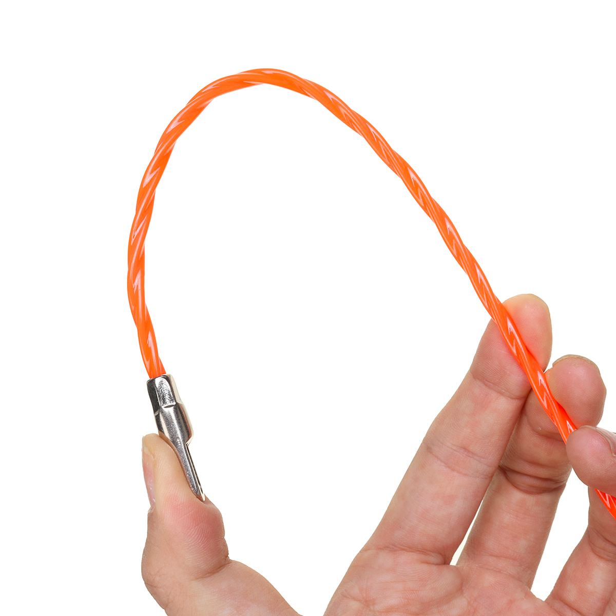 5/10/15/20/25/30M 4MM Cable Puller Fish Tape Yellow Cable Fiberglass Fish Tape Reel Puller Fiberglass Metal Wall Wire Conduit