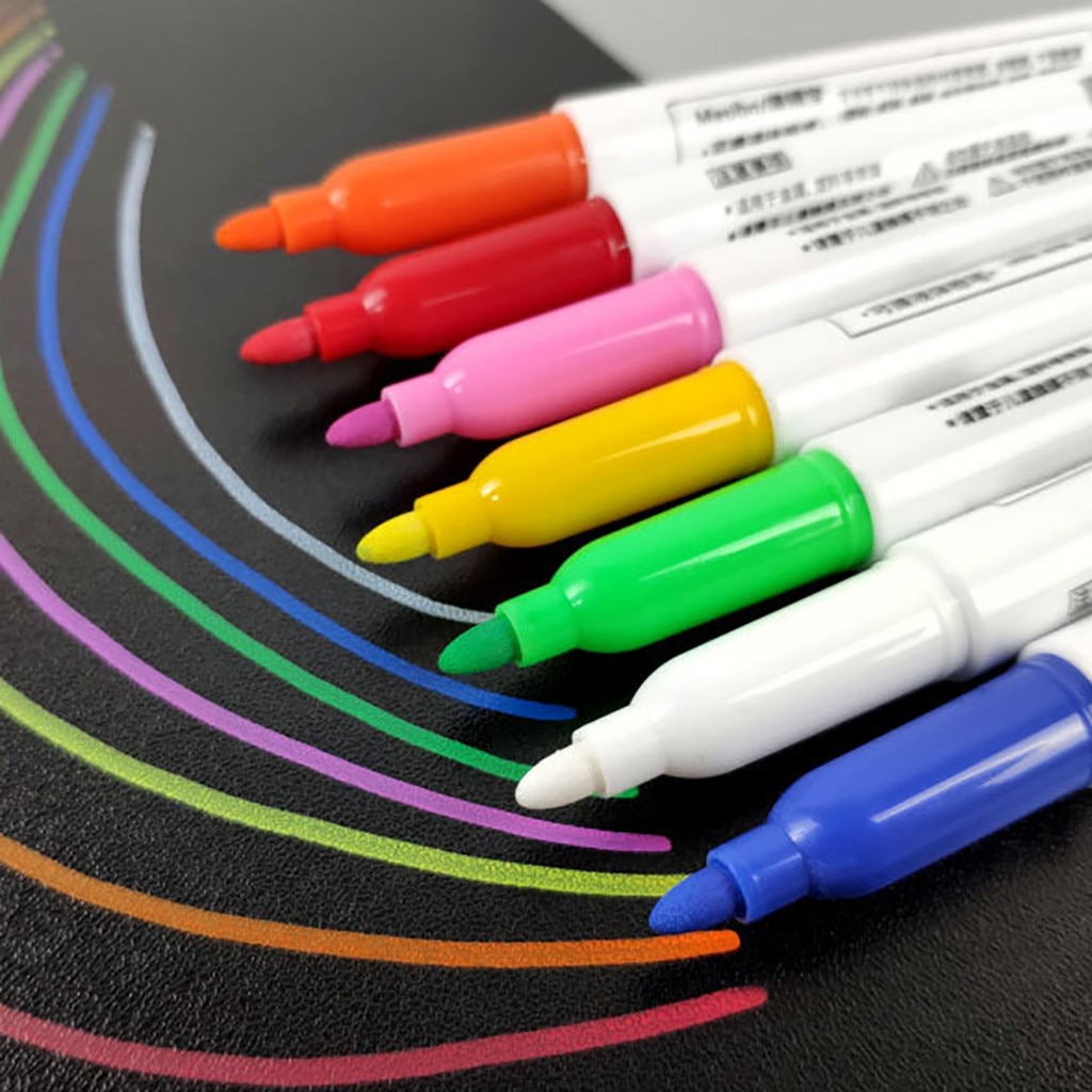 7 Colors Watercolor Pen Marker Pen Doodle Pen Wash... – Vicedeal