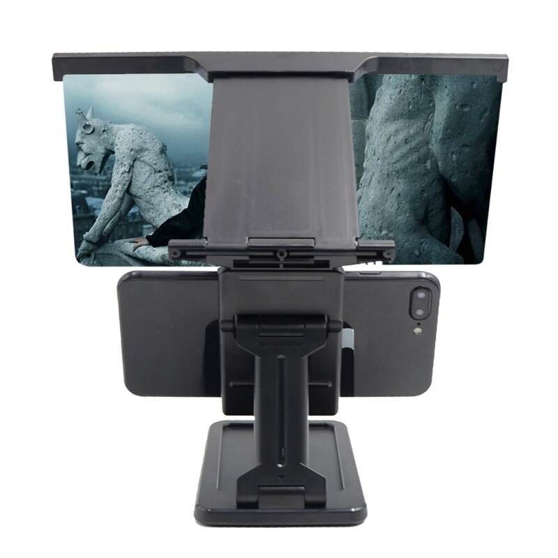 Super Praktische 12 &#39;&#39;Bluray 3D Oogbescherming Multifunctionele Lui Stand Compatibel Met Alle Smartphones Black 95AF