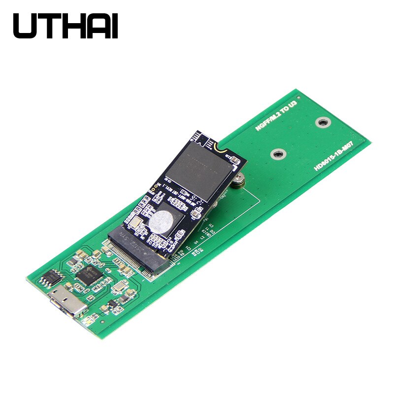 UTHAI G03 NGFF per USB3.0 scatola Mobile Del disco Rigido M.2 SSD Card Adapter Box Esterno Della Cassa per m2 SSD USB 3.0 Caso HDD