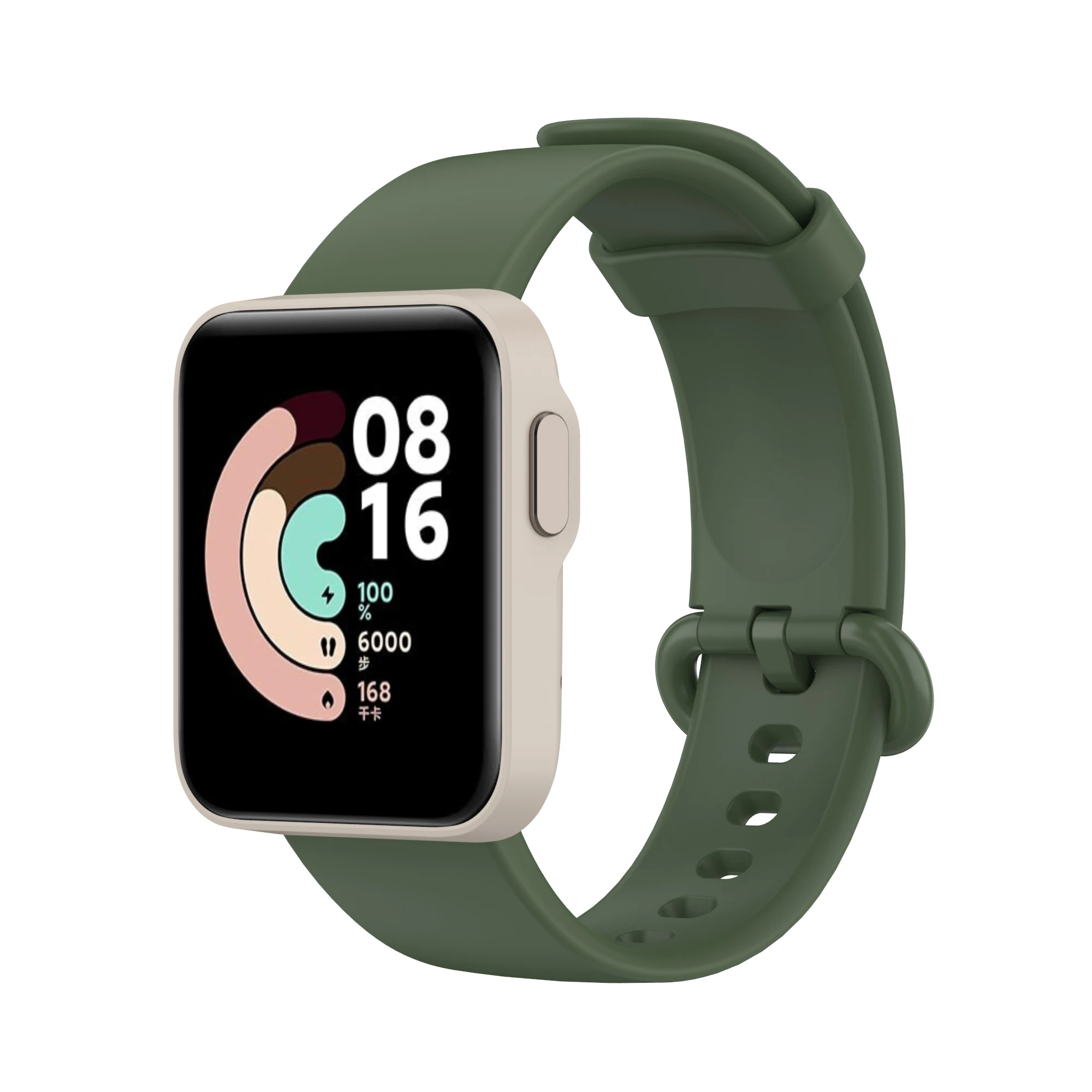 Silikonrem til xiaomi watch lite/redmi watch lite armbånd til xiaomi mi watch 2 lite/redmi watch 2 lite armbånd: Xs / Khaki