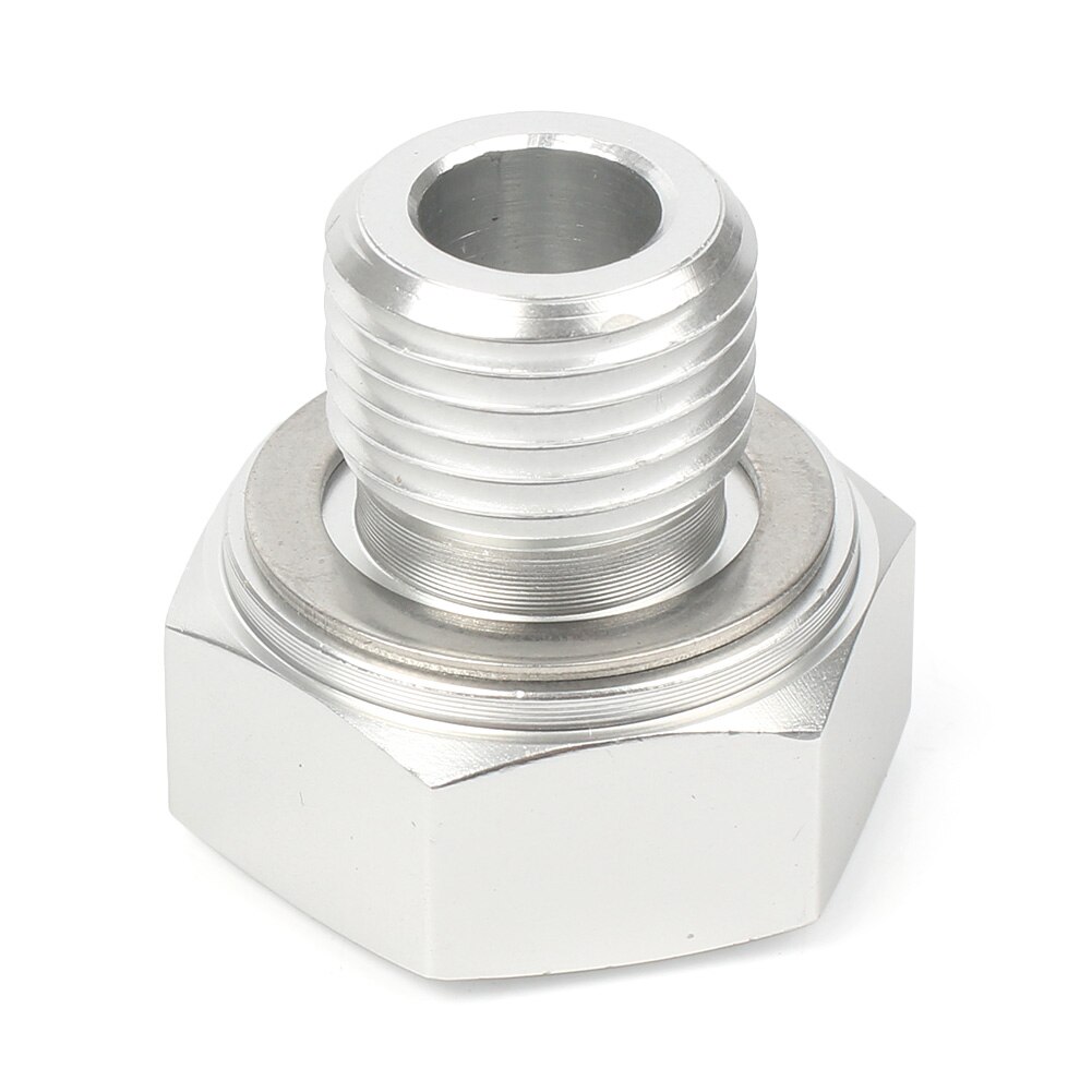 M16X1/8 NPT Oil Pressure Sensor Adapter Turbo Feed Port Gauge Adapter
